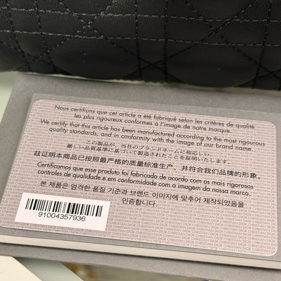 Dior Black Quilted Leather Satchel - Picture 2 of 2